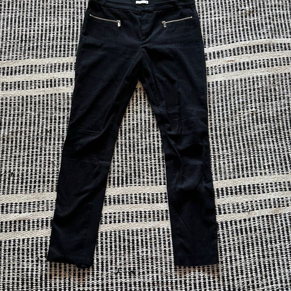 SuperTrash Size 38 ( 6 ) Black pants Suede casual pants